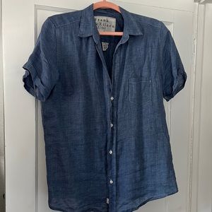 Frank & Eileen Short Sleeve Linen Shirt